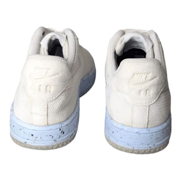 NIKE Air Force 1 Crater FK 'Pure Platinum' Sneakers Size 8 - Picture 5 of 9
